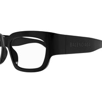 BB0334O Black recycled acetate Optical Frames - Shiny Solid Black