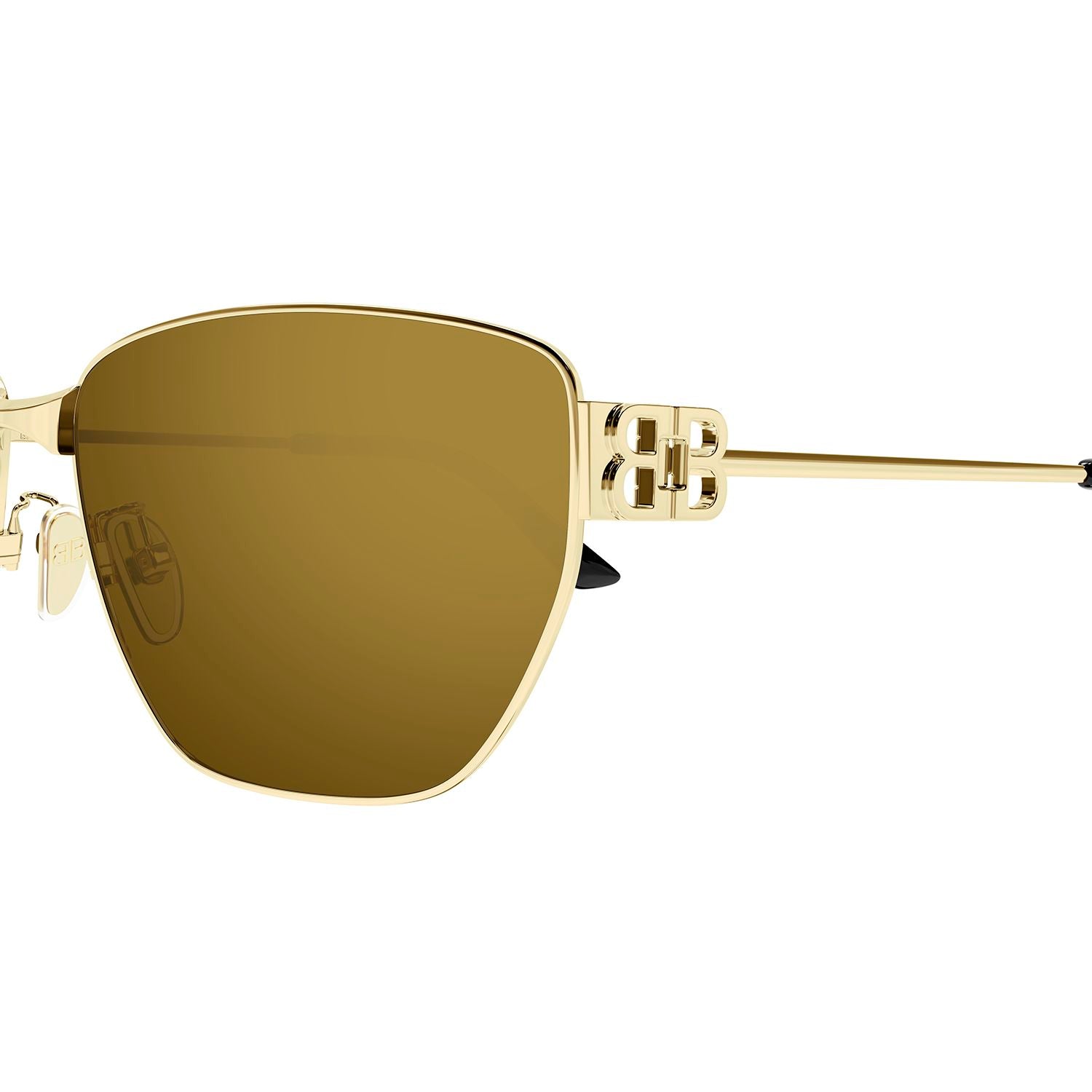 BB0337SK Gold metal Sunglasses - Shiny Light Gold