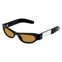 GG1635S Black recycled acetate Sunglasses - Shiny Solid Black