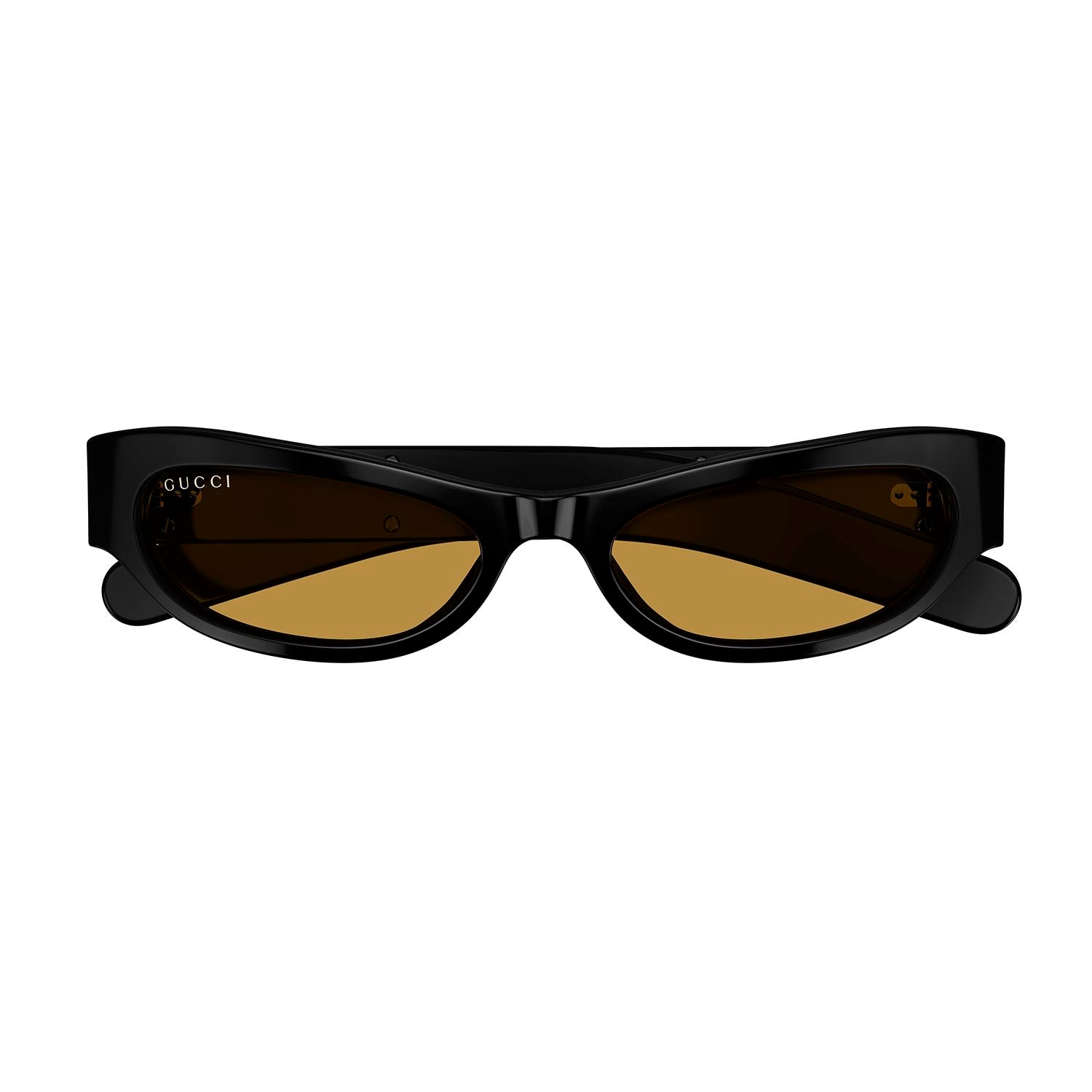 GG1635S Black recycled acetate Sunglasses - Shiny Solid Black
