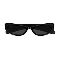 GG1635S Black recycled acetate Sunglasses - Shiny Solid Black
