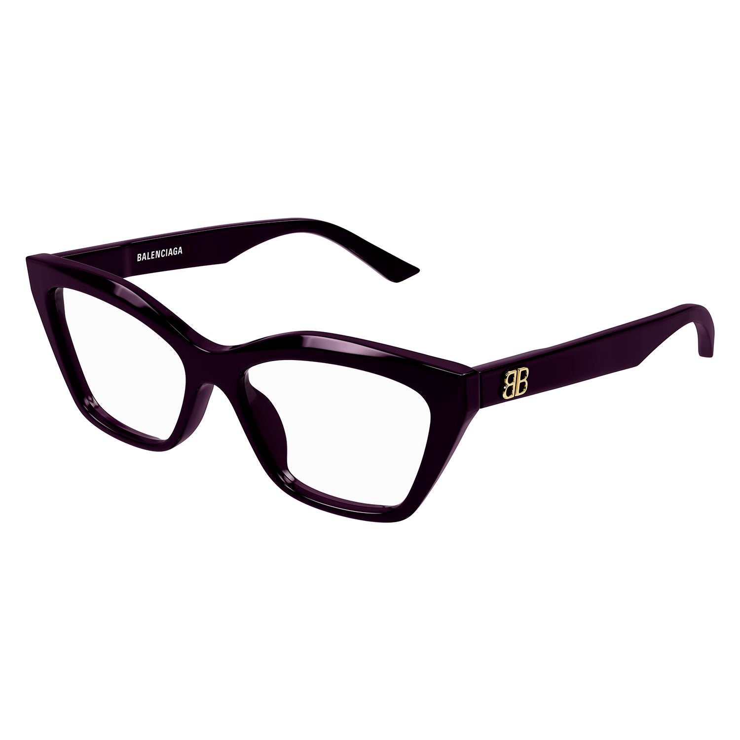 BB0342O Violet recycled acetate Optical Frames - Shiny Solid Dark Purple