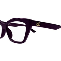 BB0342O Violet recycled acetate Optical Frames - Shiny Solid Dark Purple
