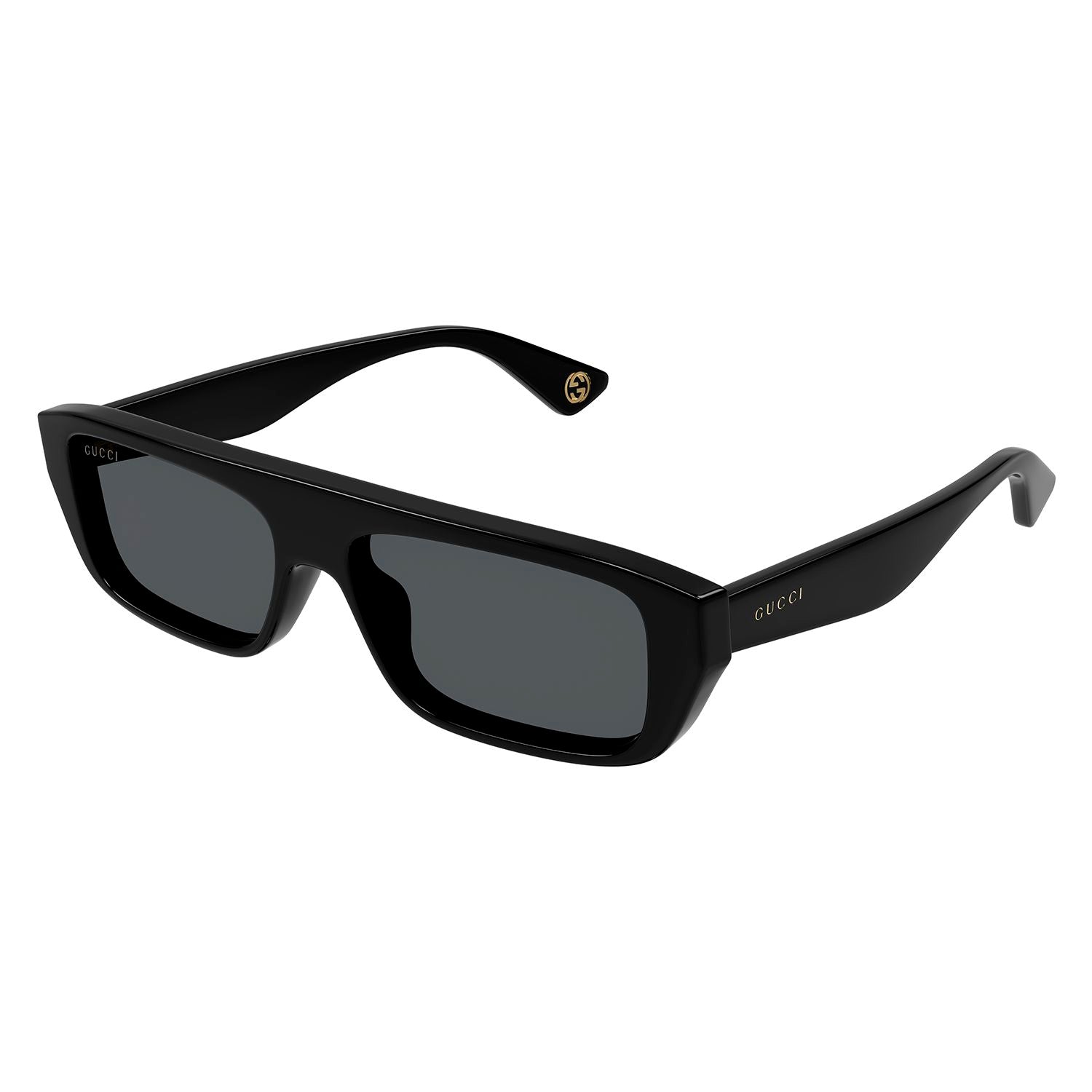 GG1617S Black recycled acetate Sunglasses - Shiny Black