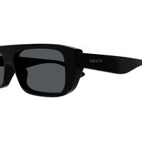 GG1617S Black recycled acetate Sunglasses - Shiny Black