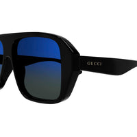 GG1615S Black recycled acetate Sunglasses - Shiny Black
