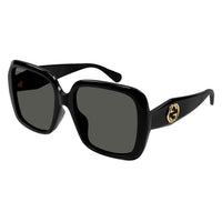 GG1629SA Black recycled acetate Sunglasses - Shiny Black