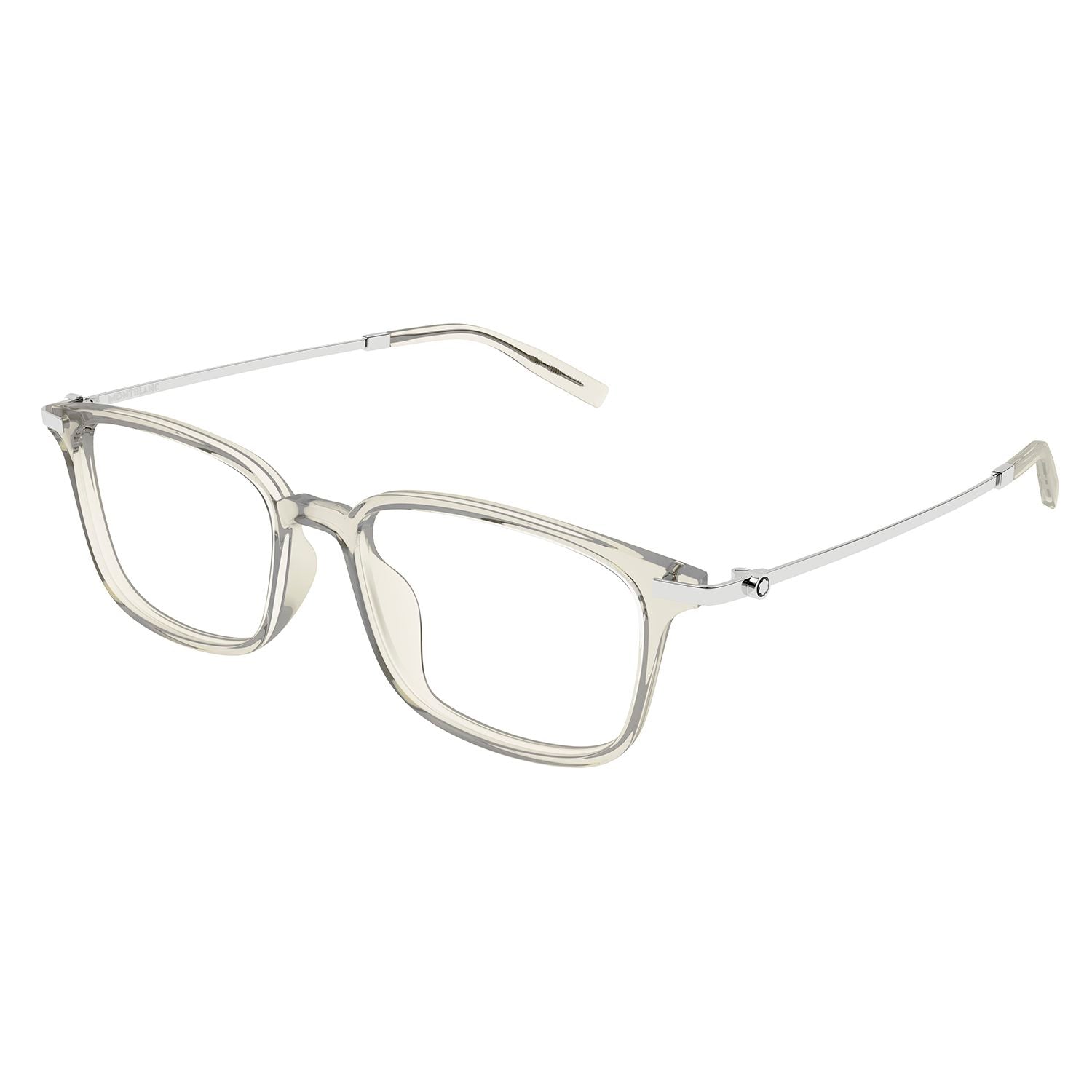 MB0315OA Beige recycled acetate Optical Frames - Shiny Transparent Beige