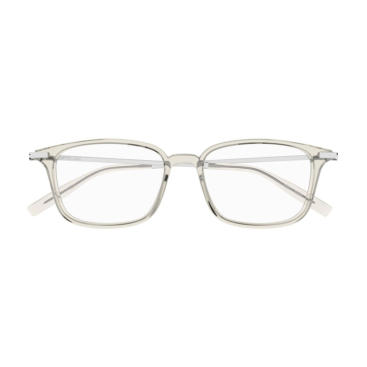 MB0315OA Beige recycled acetate Optical Frames - Shiny Transparent Beige