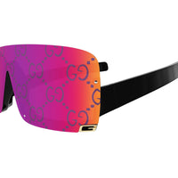 GG1637S Black injection Sunglasses - Shiny Black