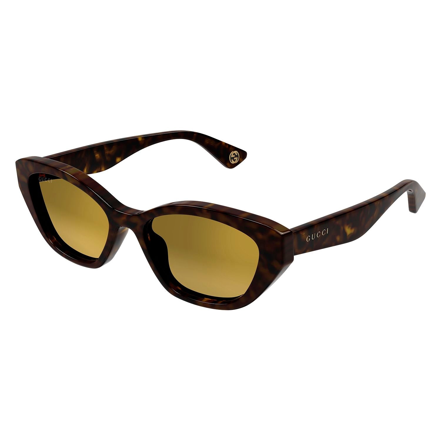 GG1638S Havana recycled acetate Sunglasses - Shiny Dark Havana