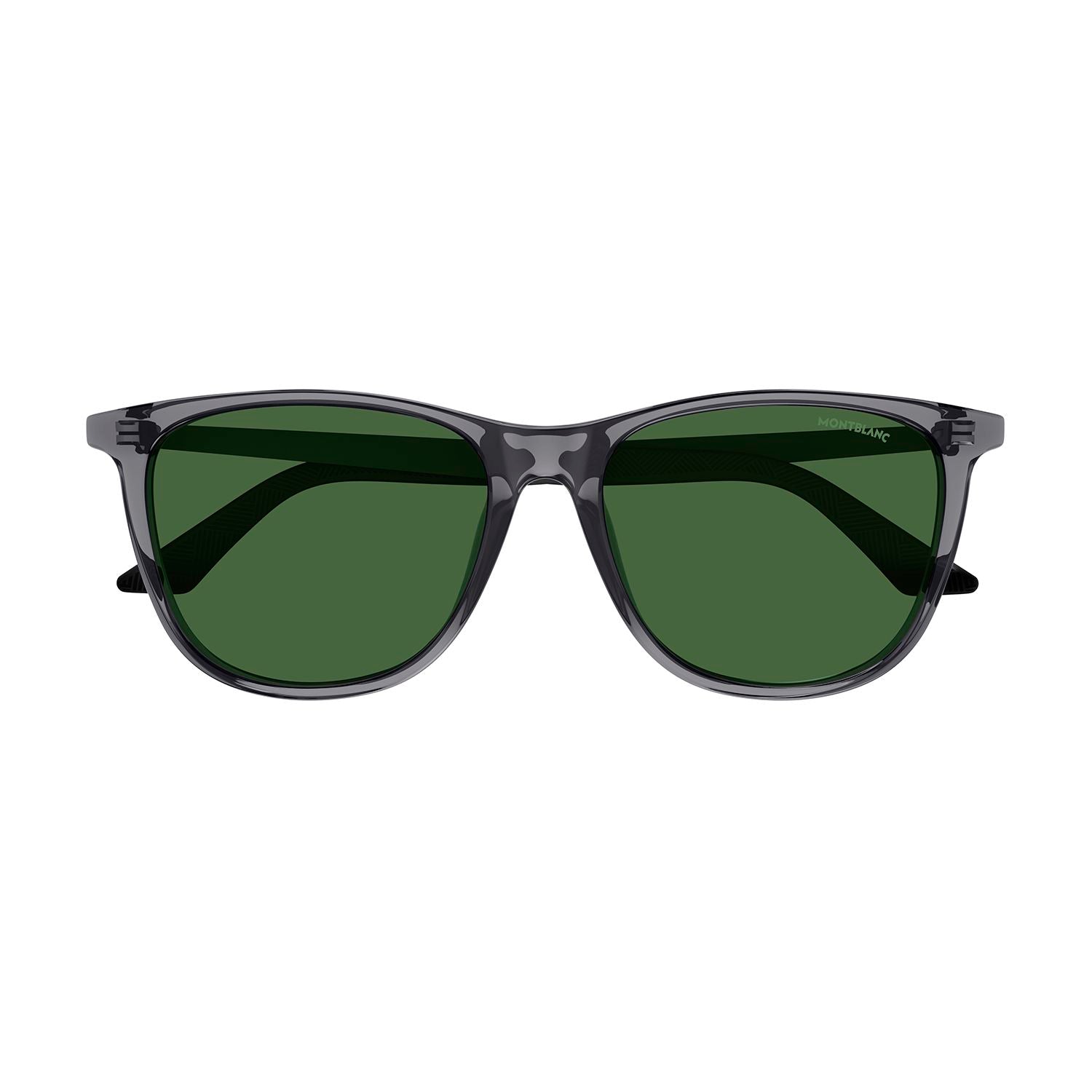 MB0330S Grey recycled acetate Sunglasses - Shiny Transparent Grey