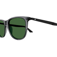 MB0330S Grey recycled acetate Sunglasses - Shiny Transparent Grey