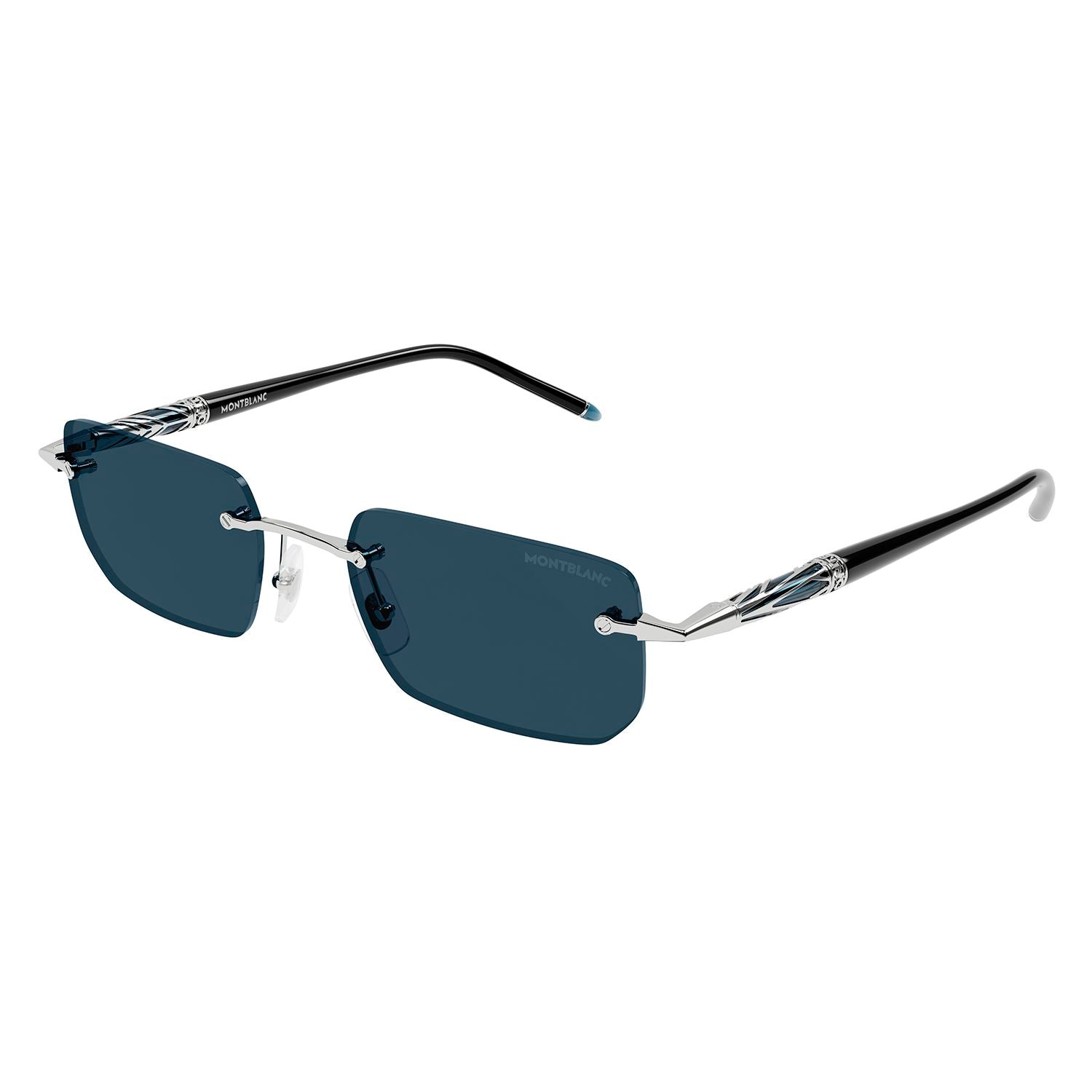 MB0348S Silver metal Sunglasses - Shiny Silver