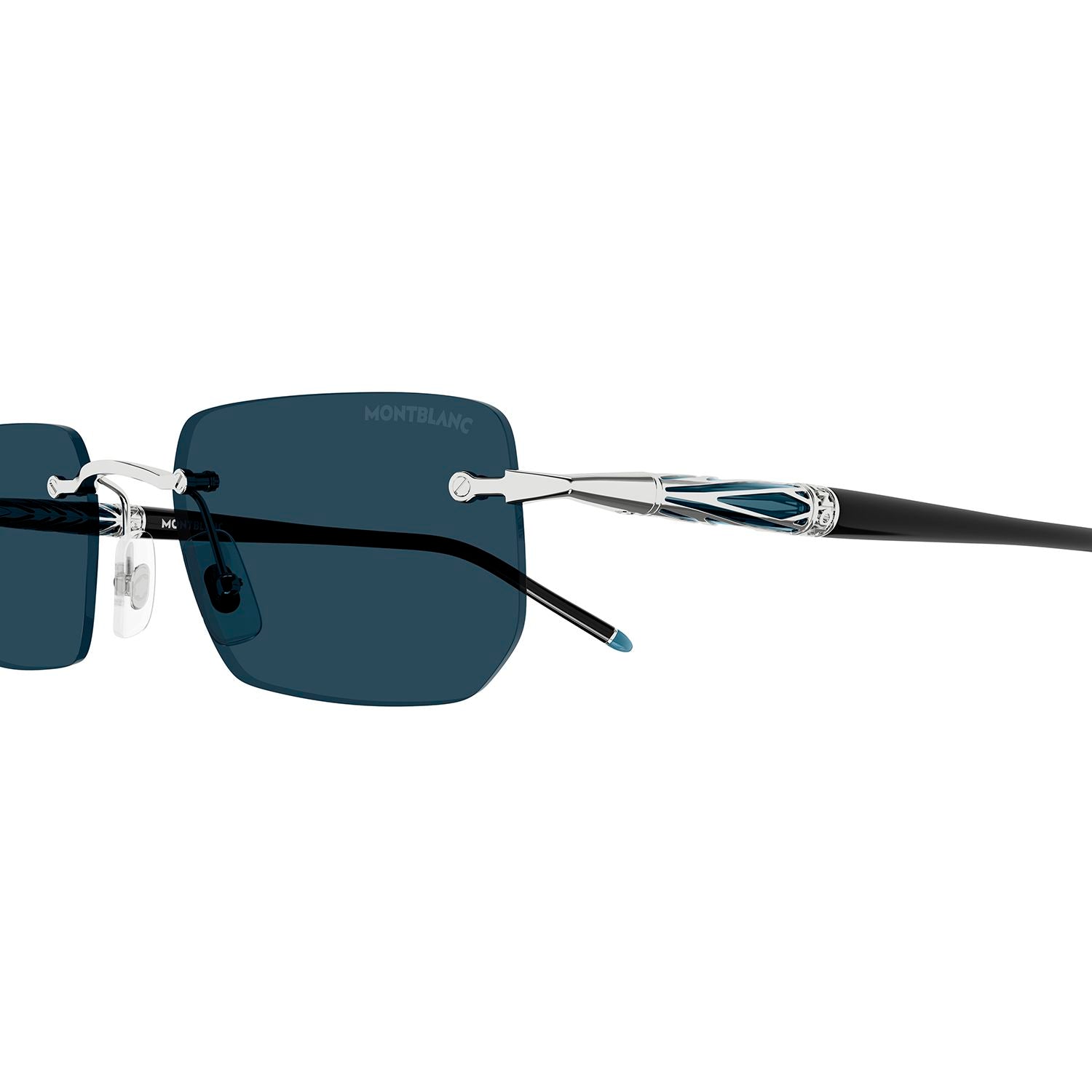 MB0348S Silver metal Sunglasses - Shiny Silver