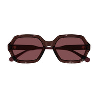 CH0227S Violet recycled acetate Sunglasses - Shiny Transparent Dark Mauve