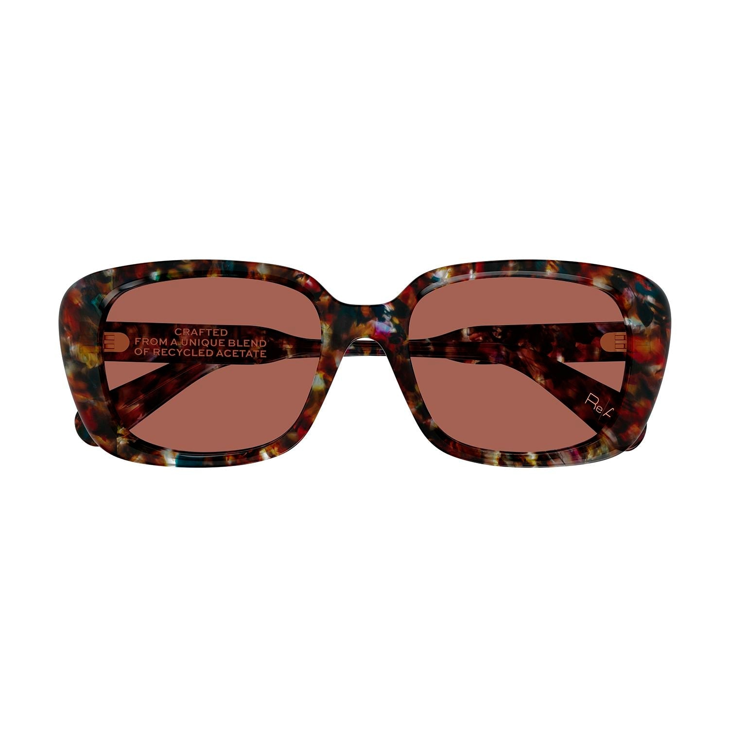 CH0225SK Havana recycled acetate Sunglasses - Harlequin Havana