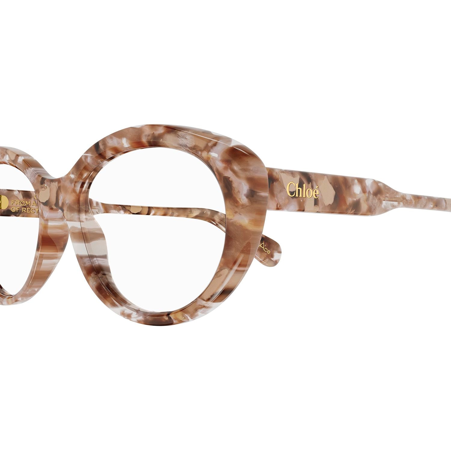 CH0223O Pink recycled acetate Optical Frames - Vaporous Pink