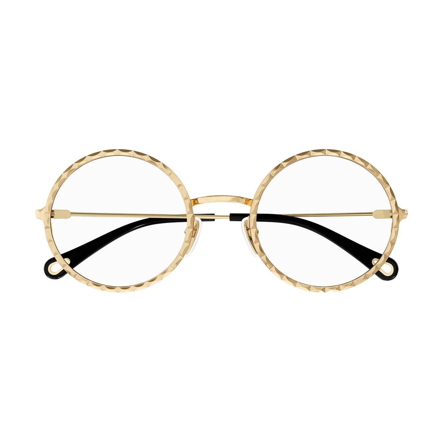 CH0232O Gold metal Optical Frames - Shiny Classic Gold