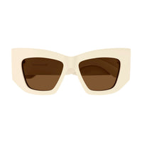 AM0448S Ivory recycled acetate Sunglasses - Shiny Solid Ivory