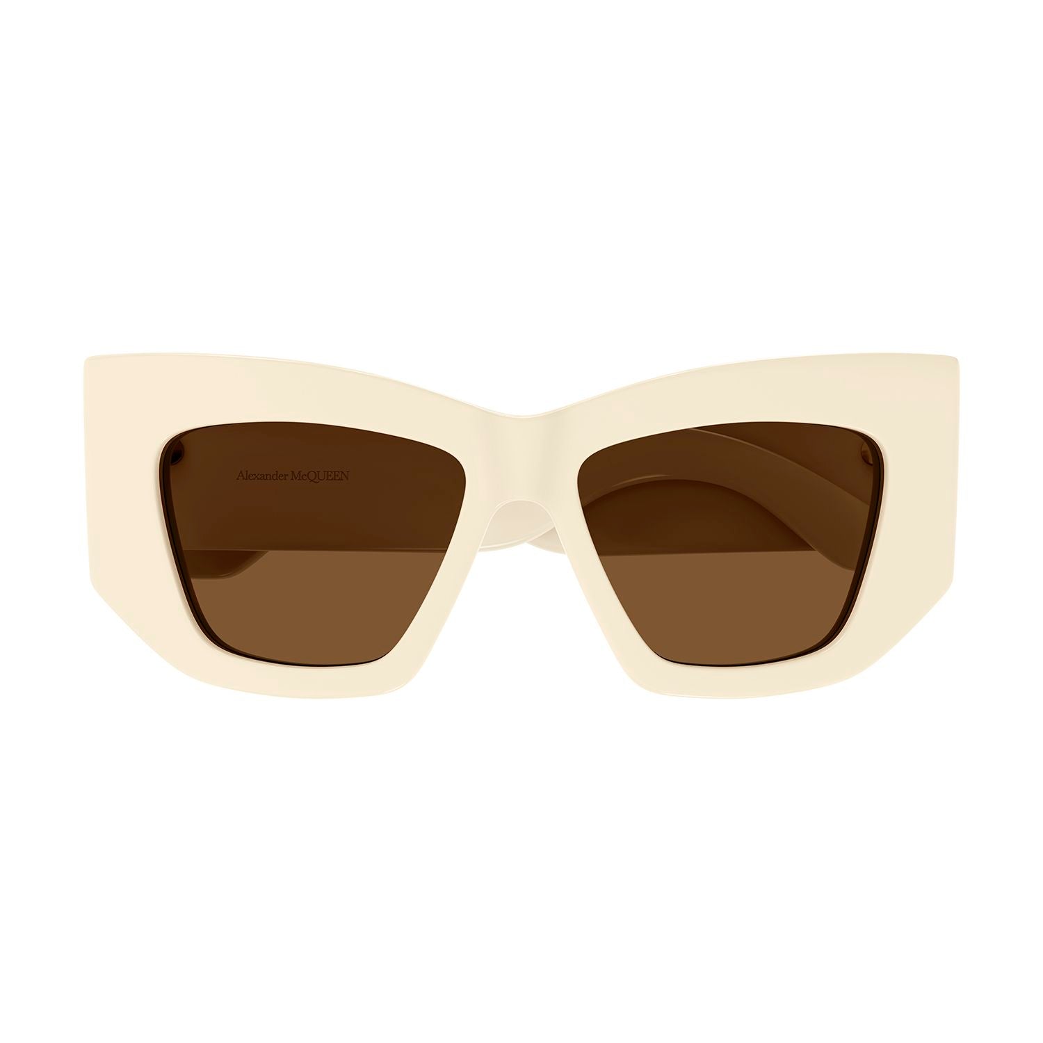 AM0448S Ivory recycled acetate Sunglasses - Shiny Solid Ivory