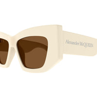 AM0448S Ivory recycled acetate Sunglasses - Shiny Solid Ivory