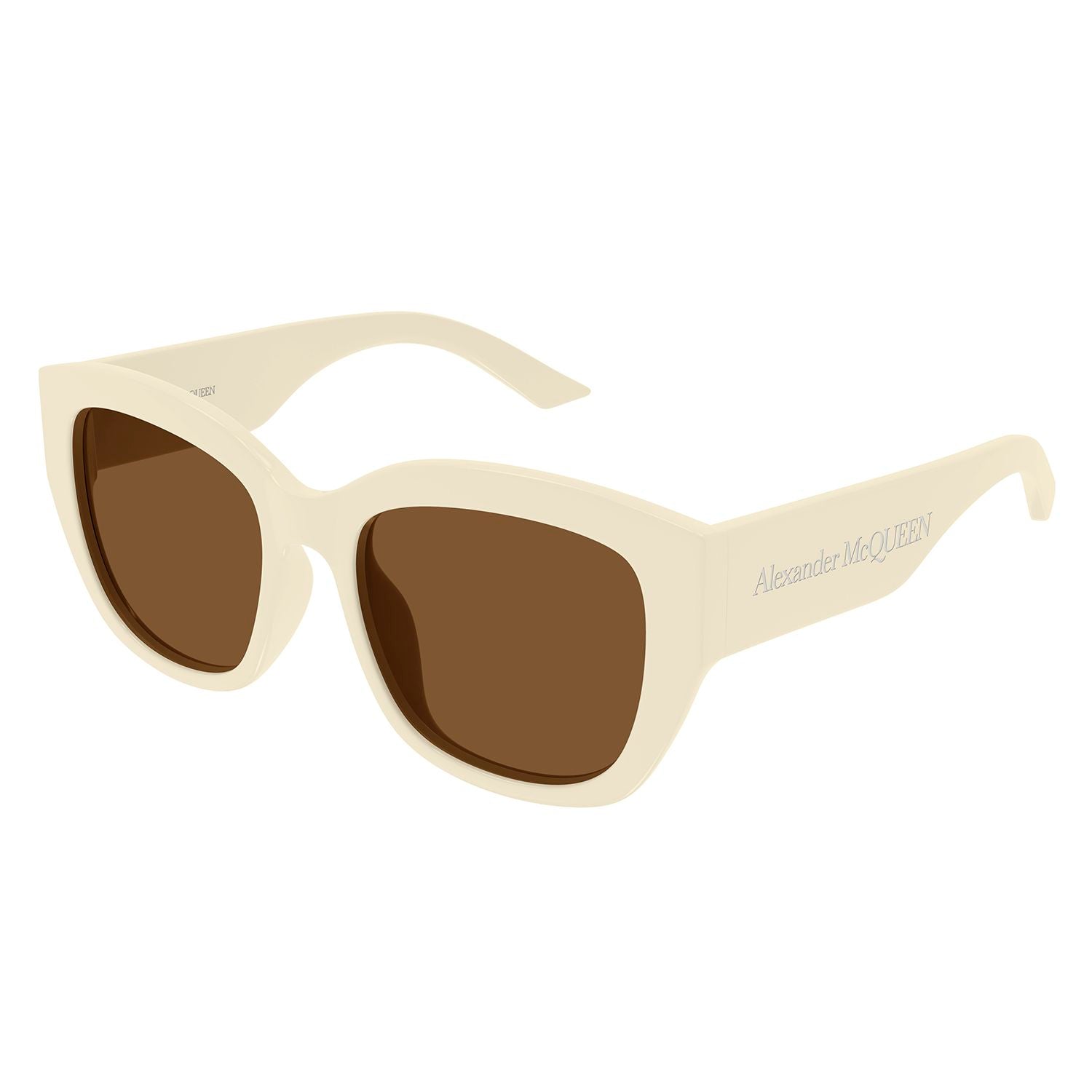 AM0451SA Ivory recycled acetate Sunglasses - Shiny Solid Ivory