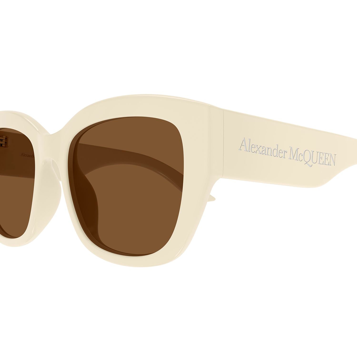 AM0451SA Ivory recycled acetate Sunglasses - Shiny Solid Ivory