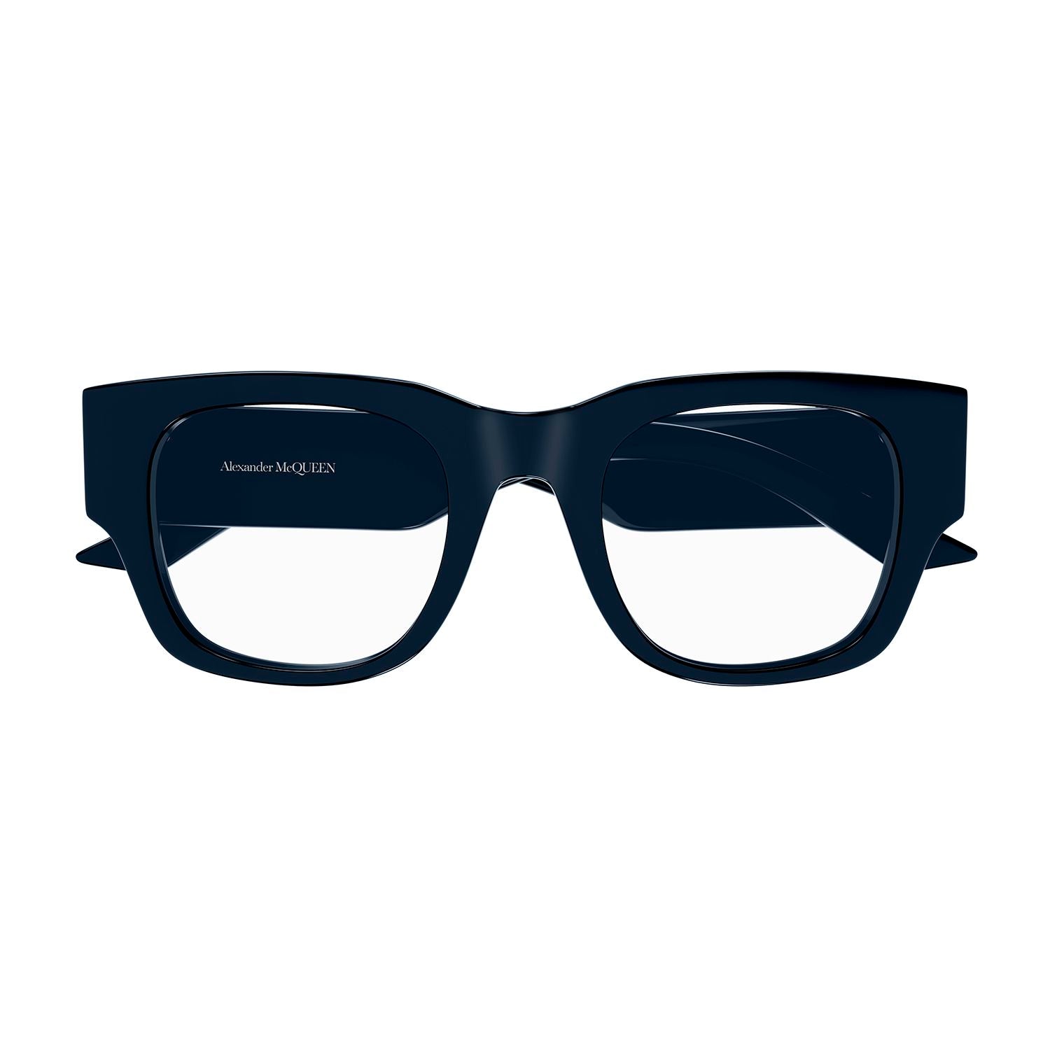 AM0455O Blue recycled acetate Optical Frames - Shiny Solid Blue