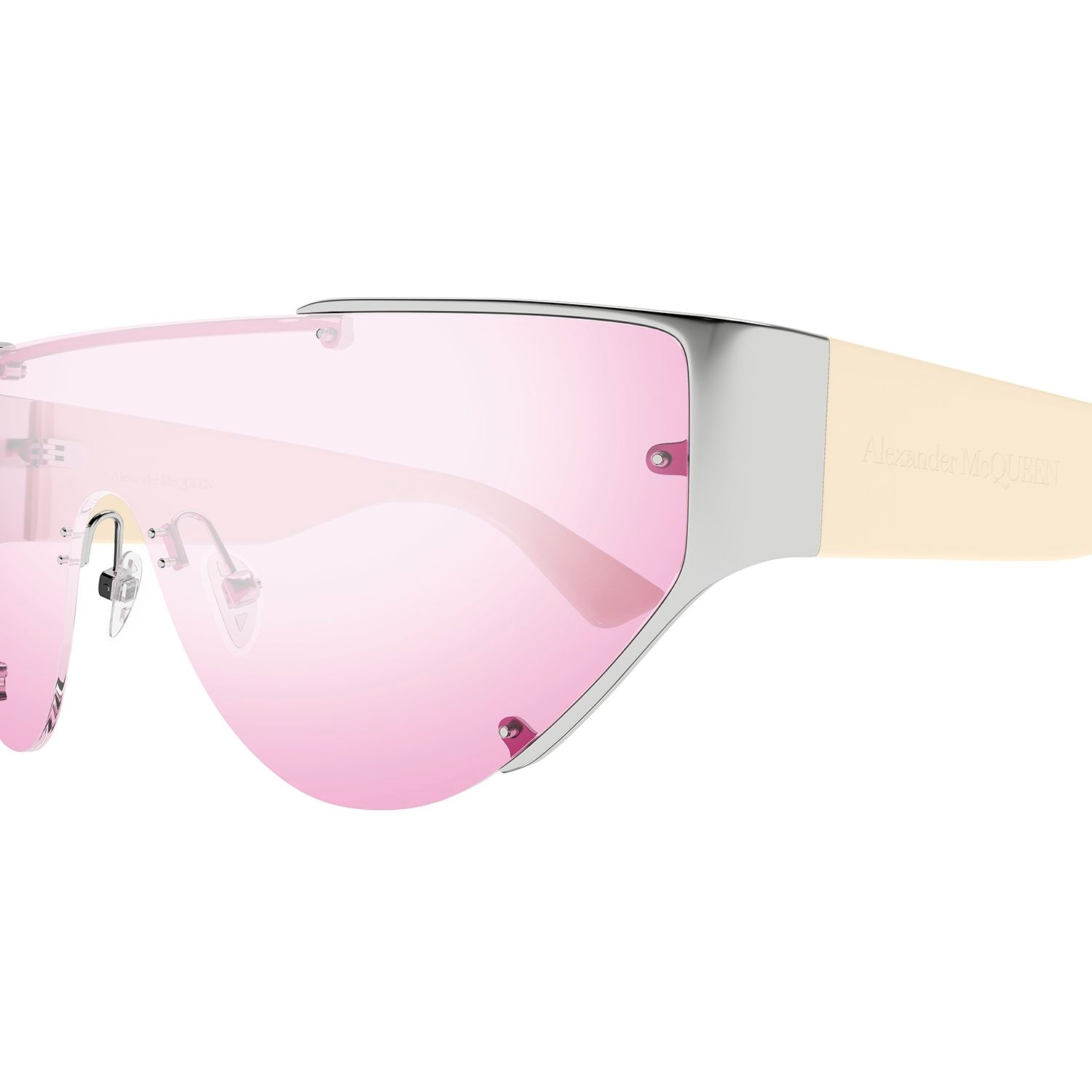 AM0447S Silver metal Sunglasses - Shiny Silver