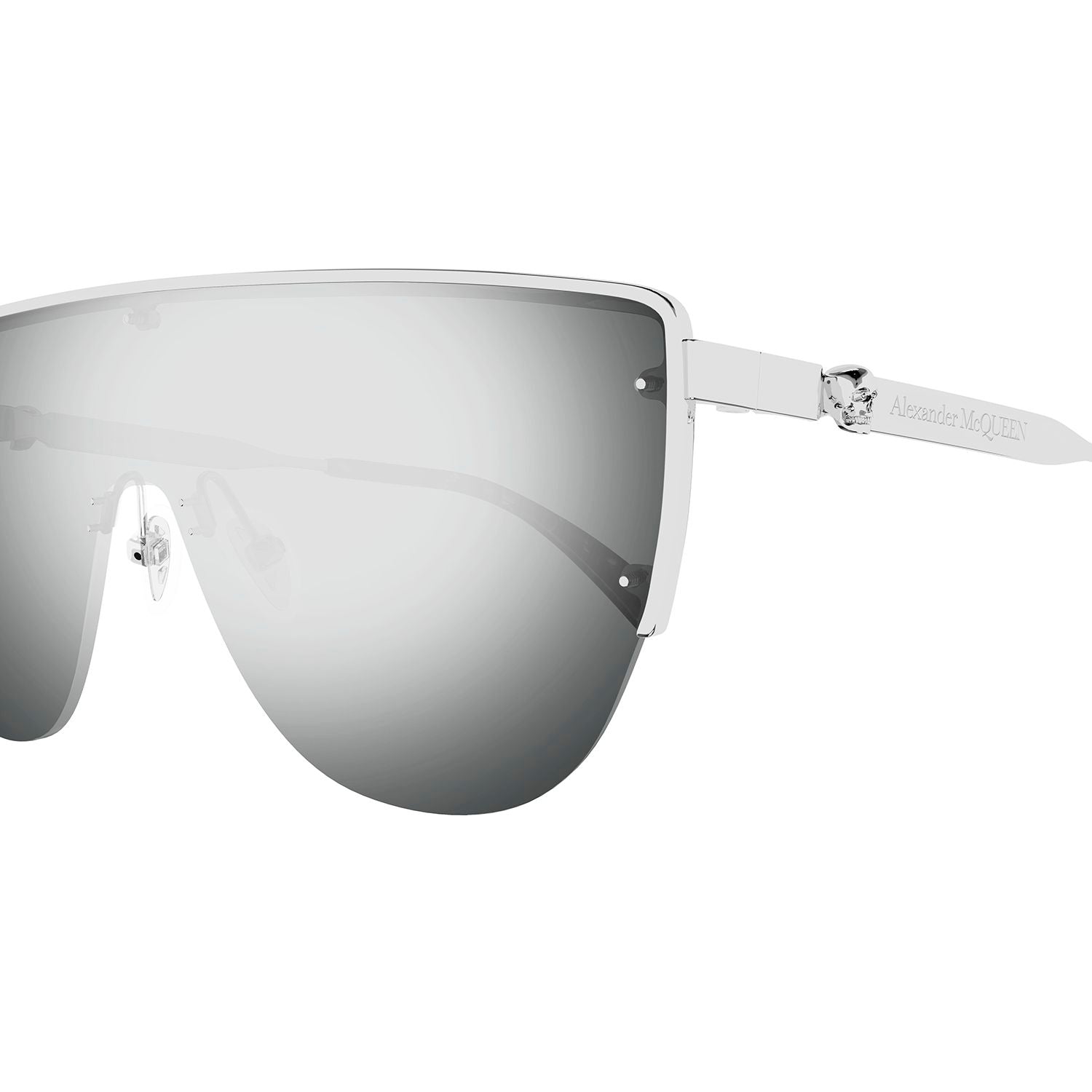 AM0457S Silver metal Sunglasses - Shiny Silver