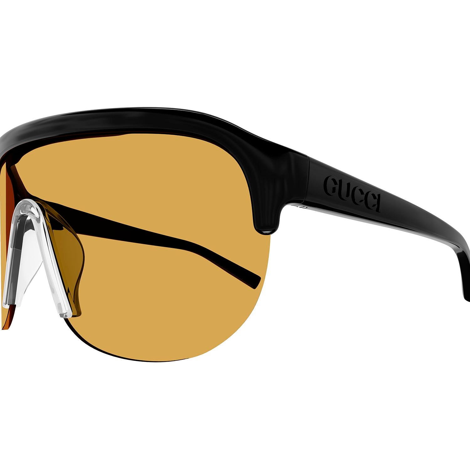 GG1645S Black injection Sunglasses - Shiny Black