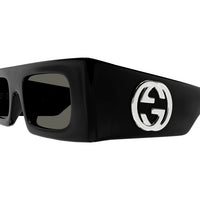 GG1646S Black injection Sunglasses - Shiny Black