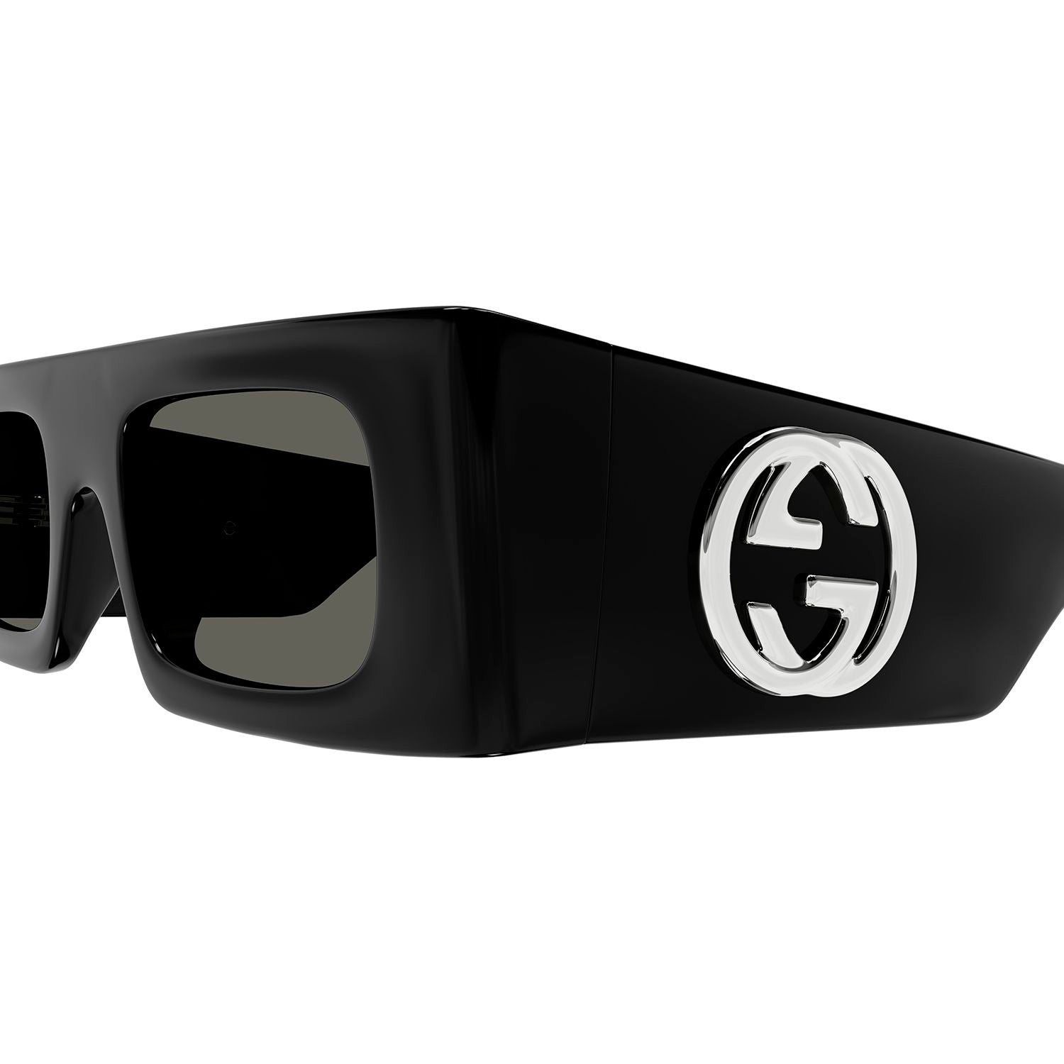GG1646S Black injection Sunglasses - Shiny Black