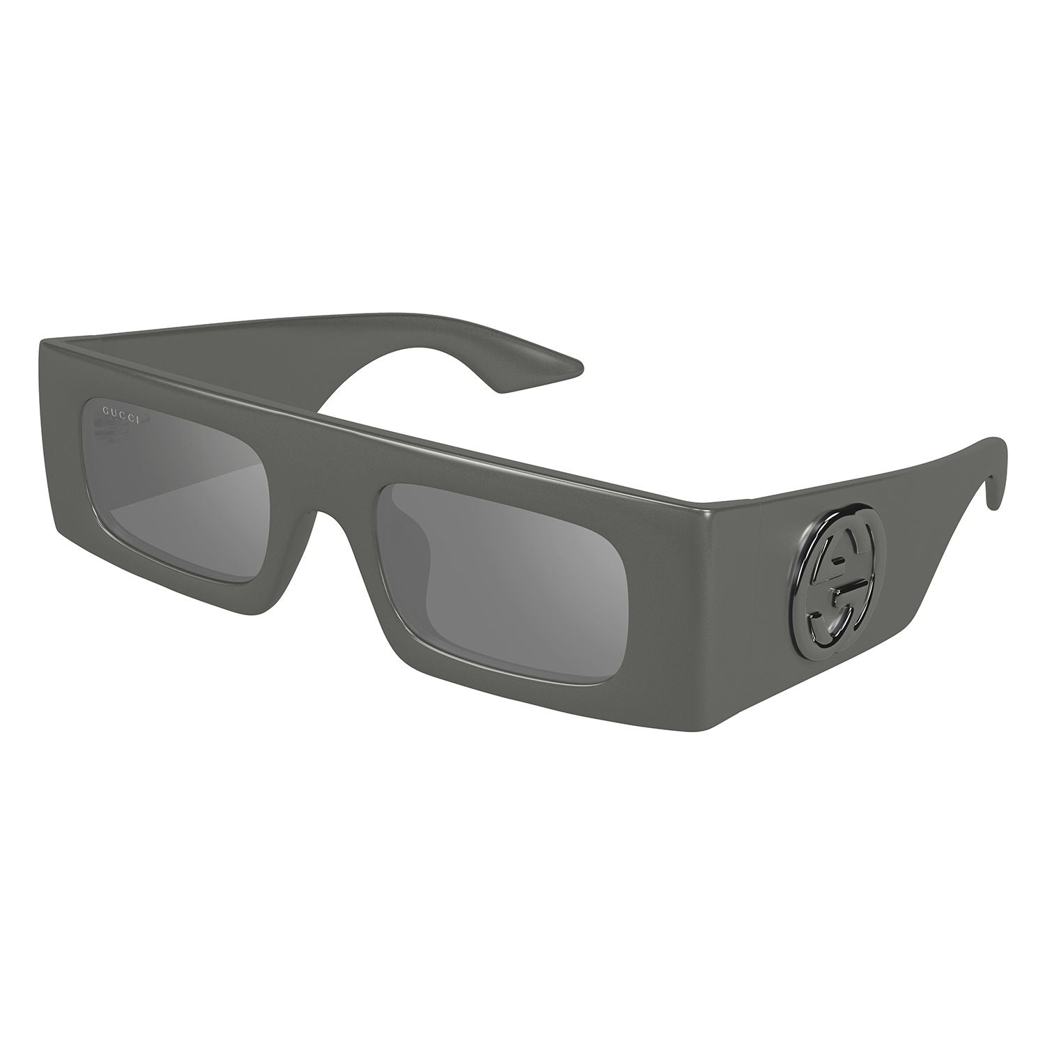 GG1646S Grey injection Sunglasses - Shiny Metallic & Dark Ruthenium