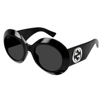 GG1647S Black recycled acetate Sunglasses - Shiny Solid Black