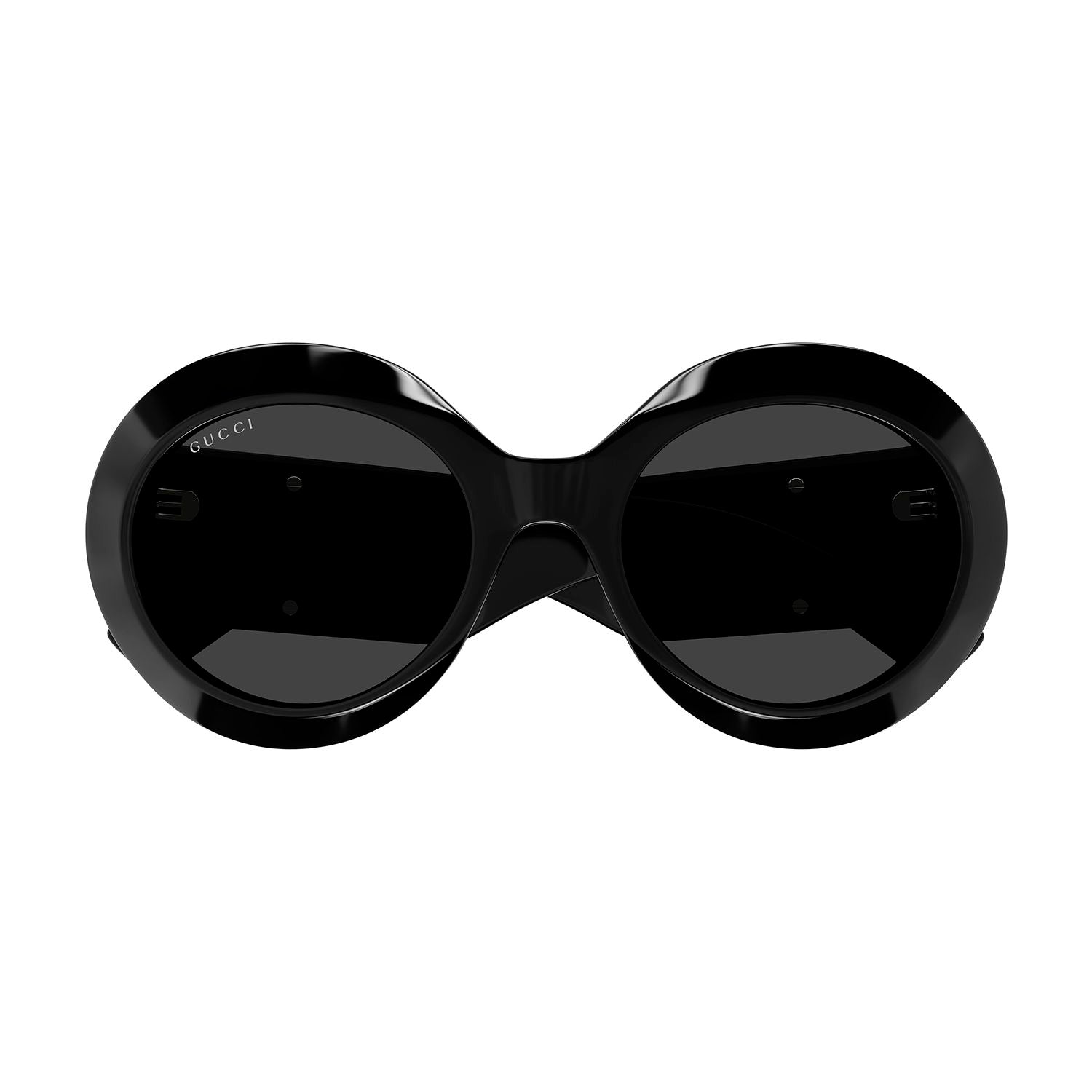 GG1647S Black recycled acetate Sunglasses - Shiny Solid Black