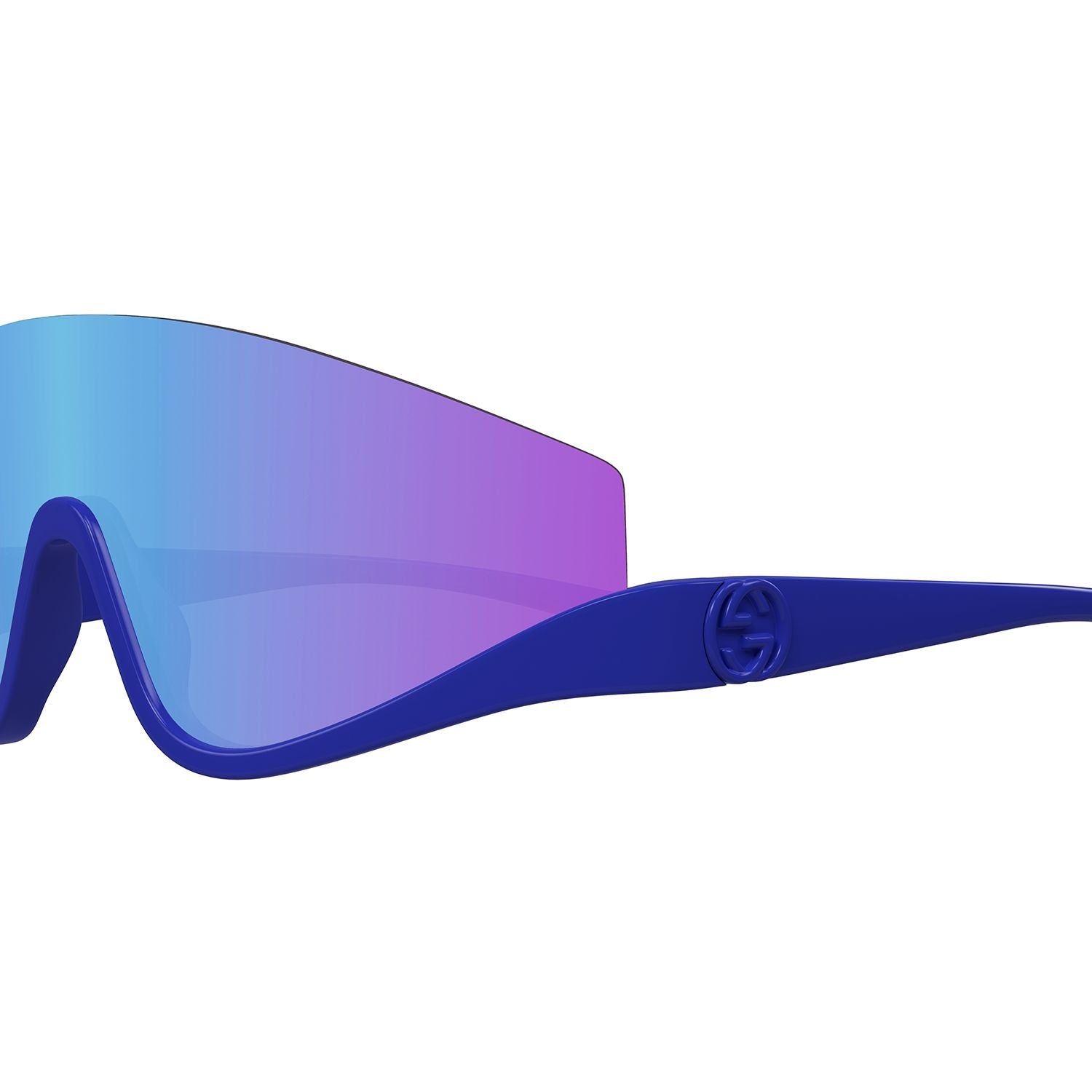 GG1650S Blue injection Sunglasses - Shiny Metallic Blue