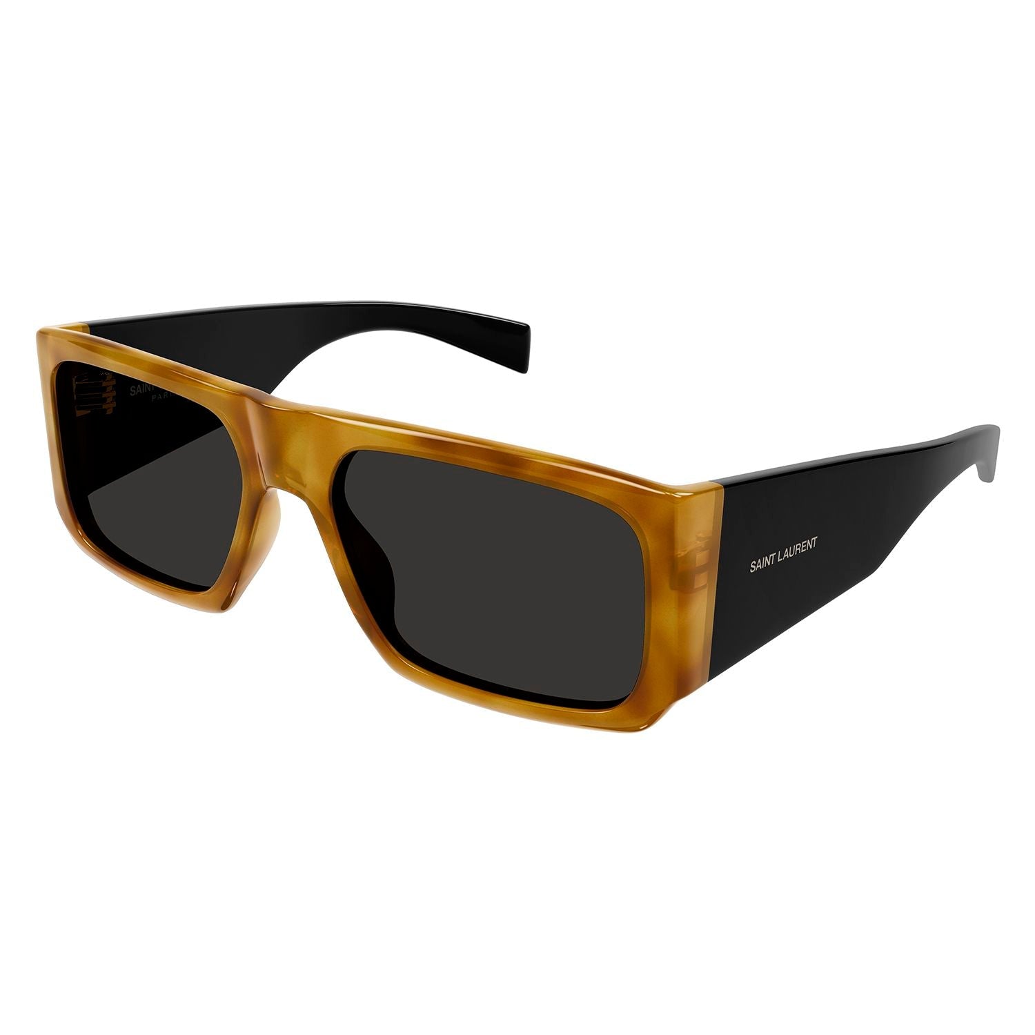 SL 635 Havana recycled acetate Sunglasses - Shiny Brown & Yellow Havana