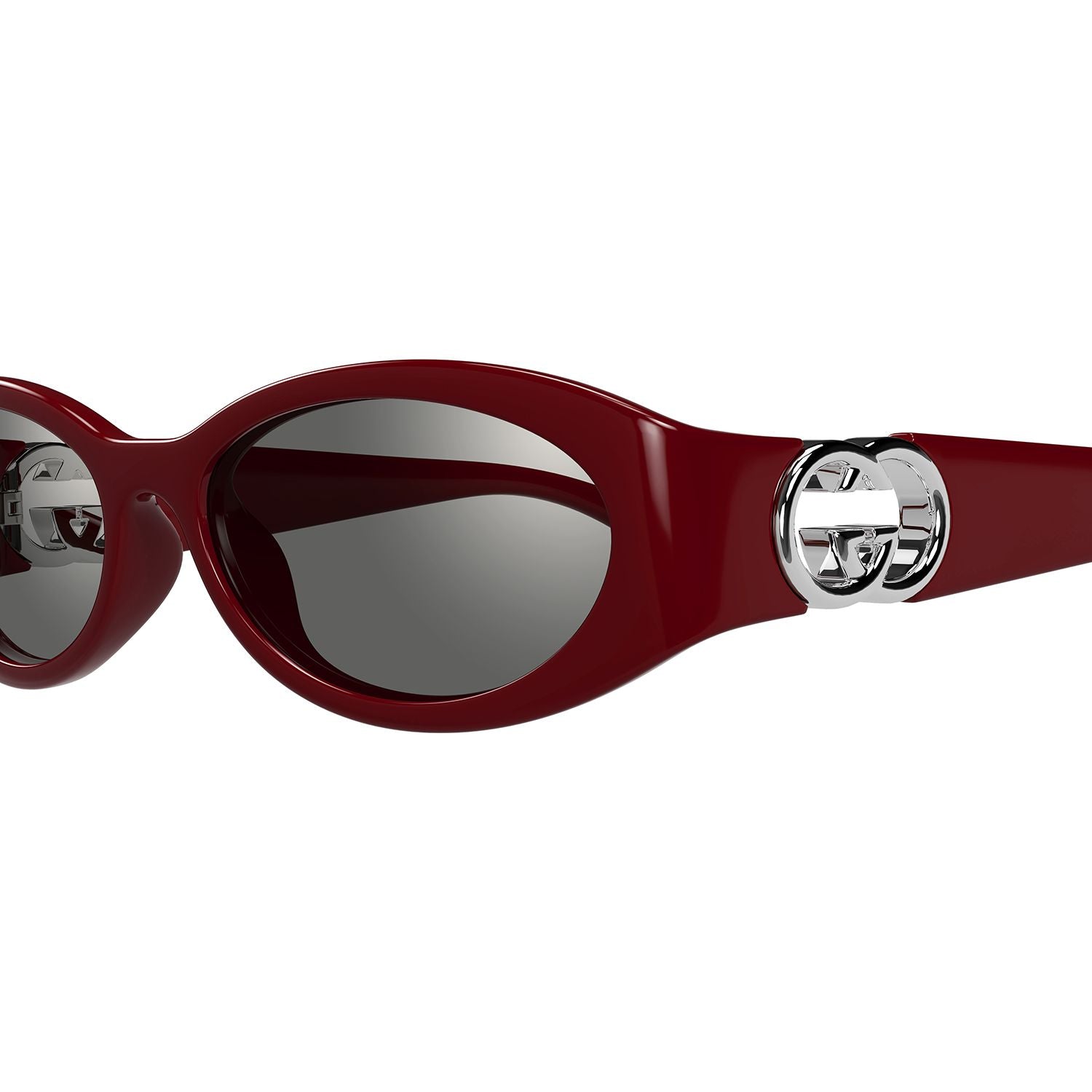 GG1660S Burgundy injection Sunglasses - Shiny Solid Burgundy