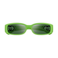 GG1661S Green injection Sunglasses - Shiny Solid Vivid Green