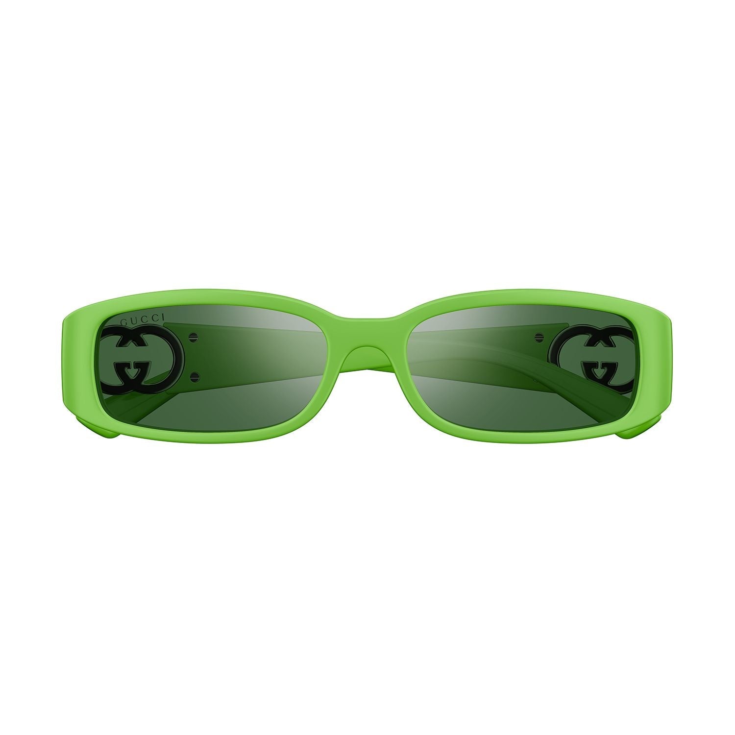 GG1661S Green injection Sunglasses - Shiny Solid Vivid Green