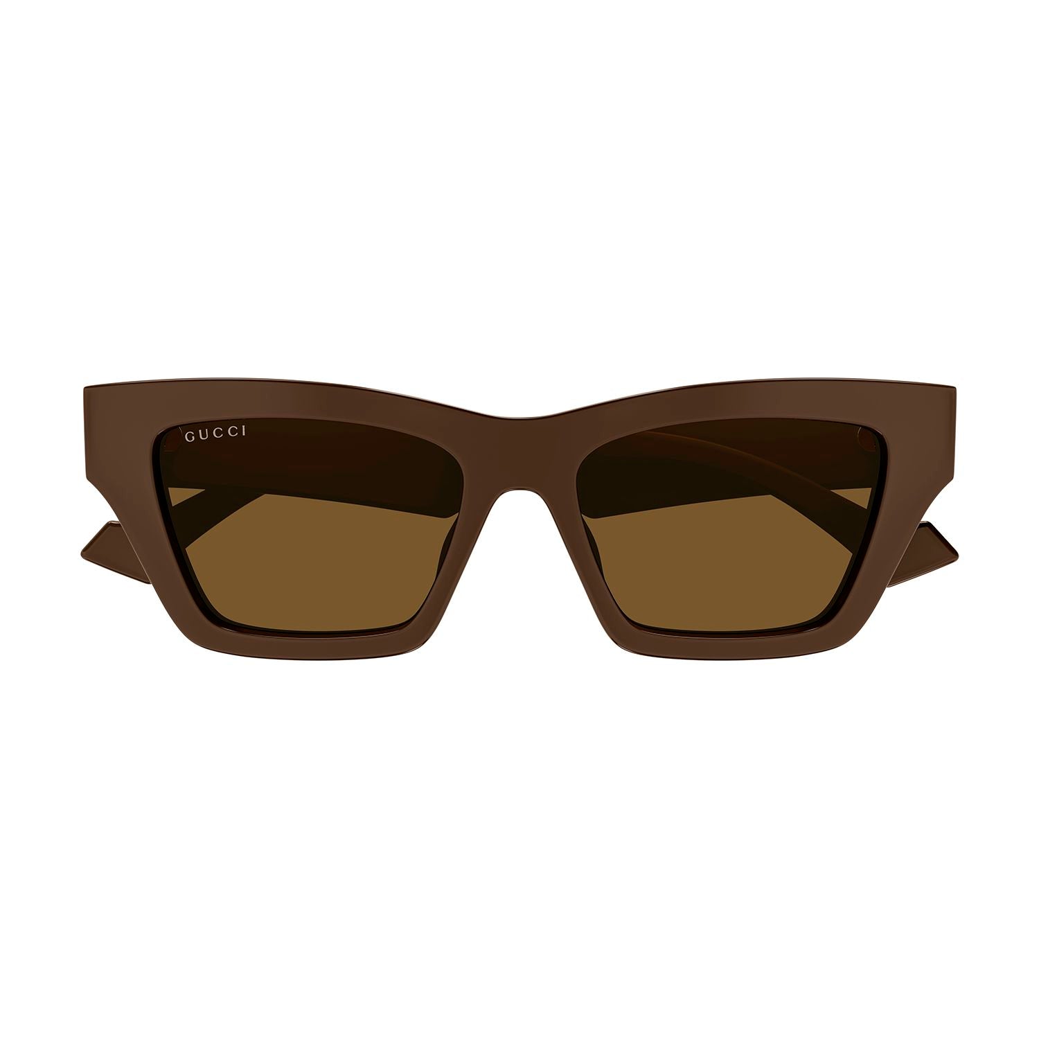 GG1753S Brown recycled acetate Sunglasses - Shiny Solid Chocolate Brown