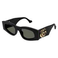 GG1754S Black recycled acetate Sunglasses - Shiny Solid Black
