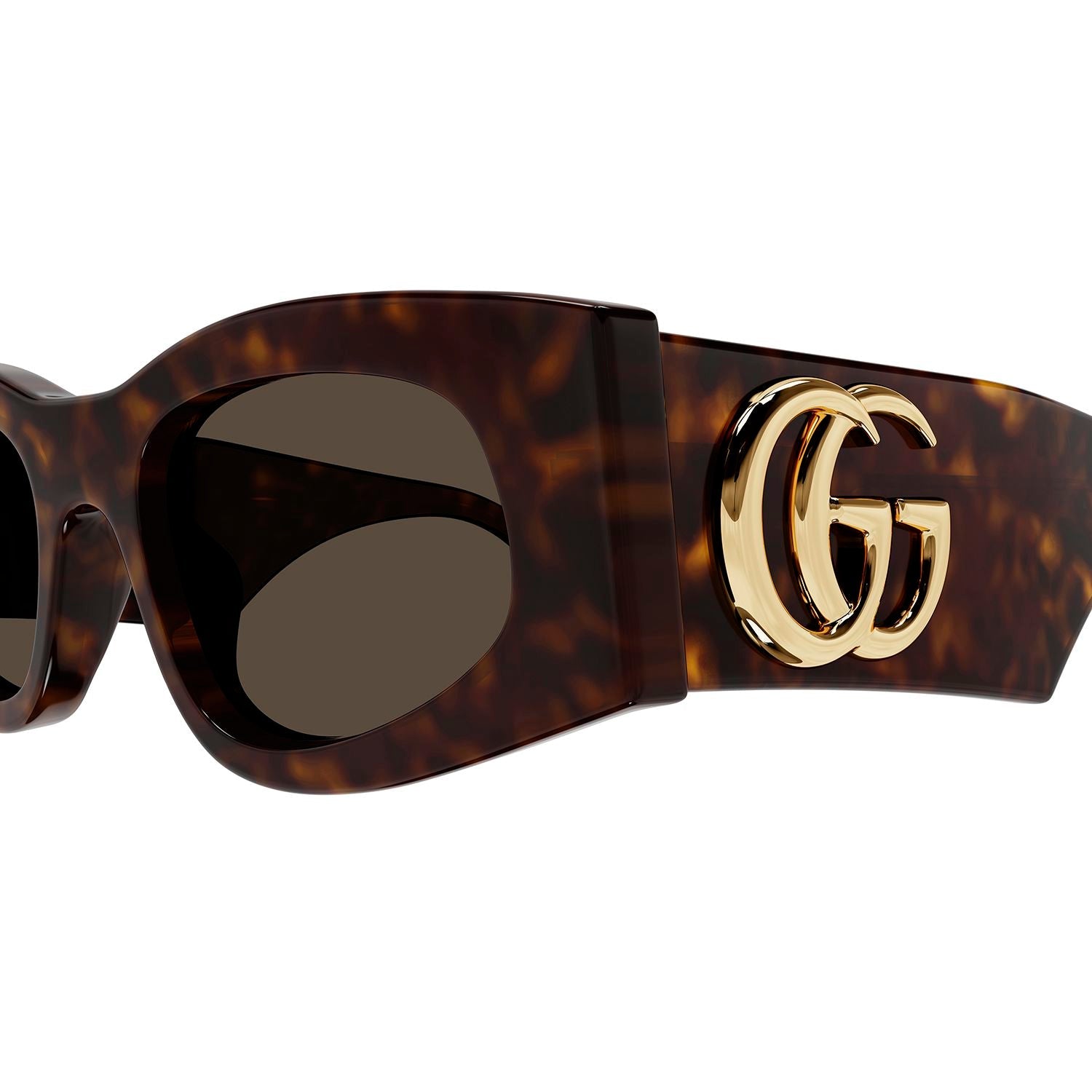 GG1754S Havana recycled acetate Sunglasses - Shiny Dark Havana