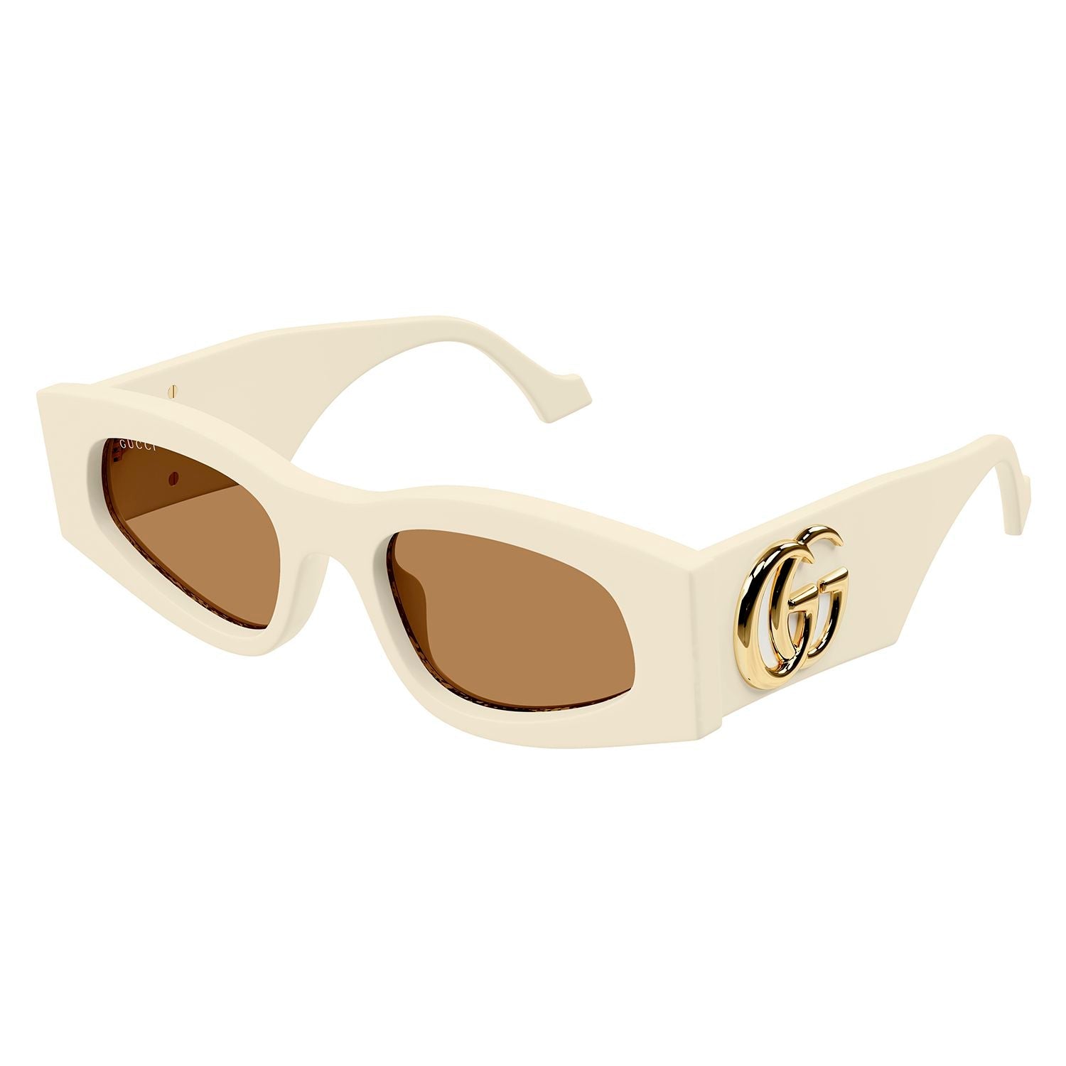 GG1754S Ivory recycled acetate Sunglasses - Shiny Solid Ivory