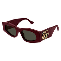 GG1754S Burgundy recycled acetate Sunglasses - Shiny Solid Burgundy