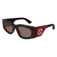 GG1664S Havana recycled acetate Sunglasses - Shiny Dark Havana