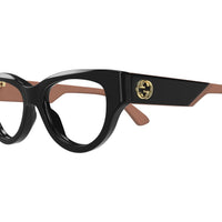 GG1665O Black recycled acetate Optical Frames - Shiny Black