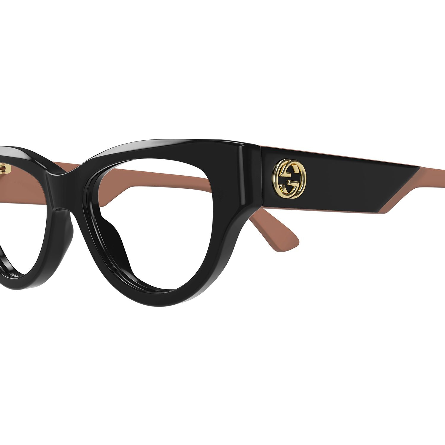 GG1665O Black recycled acetate Optical Frames - Shiny Black